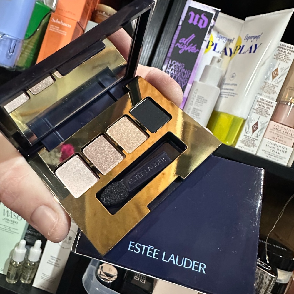 Estee Lauder Eyeshadow Palette - Shimmering Neutrals and Bold Black
